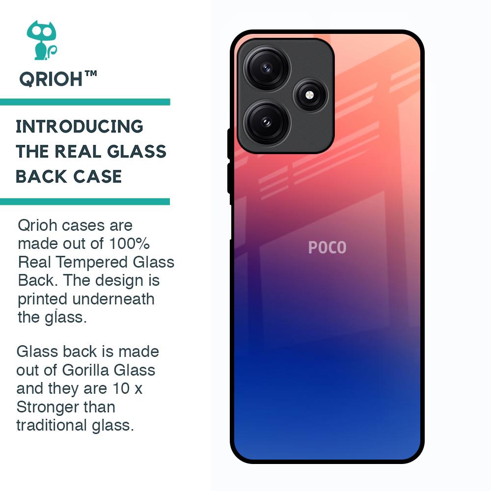 Dual Magical Tone Glass Case for Poco M6 Pro 5G