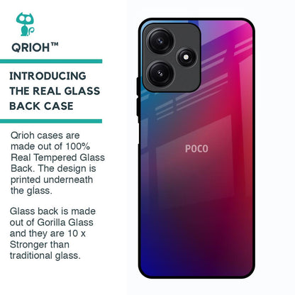 Magical Color Shade Glass Case for Poco M6 Pro 5G