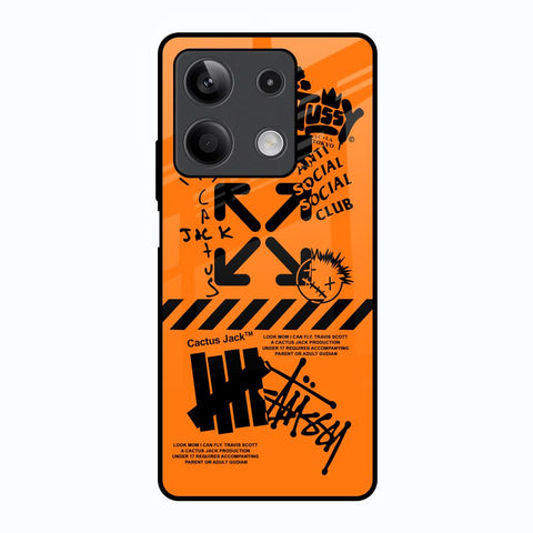 Anti Social Club Redmi Note 13 5G Glass Back Cover Online