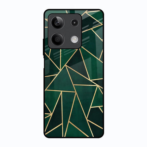 Abstract Green Redmi Note 13 5G Glass Back Cover Online