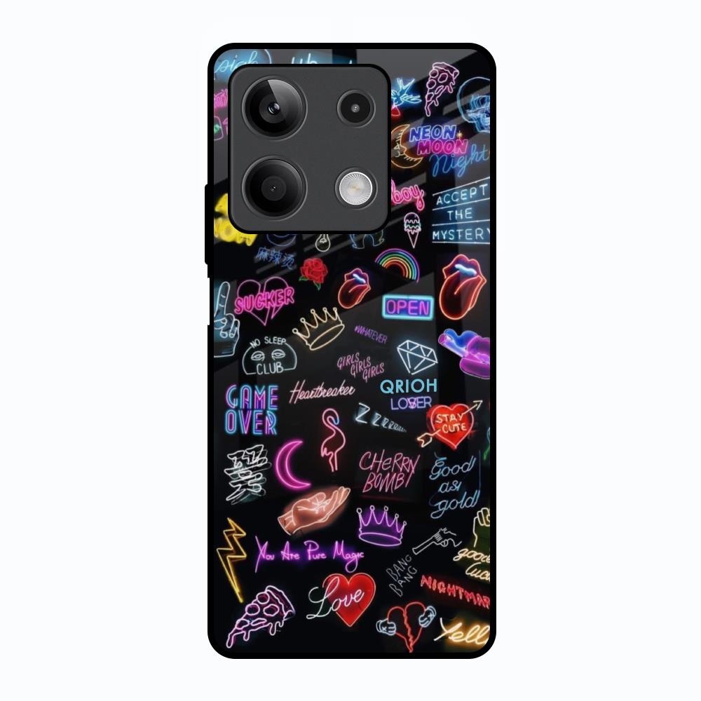Accept The Mystery Redmi Note 13 5G Glass Back Cover Online