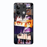 Anime Eyes Redmi Note 13 5G Glass Back Cover Online