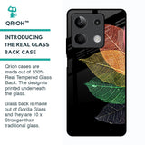 Colorful Leaves Glass Case for Redmi Note 13 5G