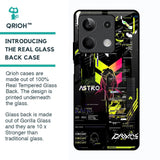 Astro Glitch Glass Case for Redmi Note 13 5G