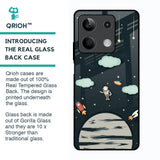 Astronaut Dream Glass Case For Redmi Note 13 5G
