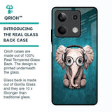 Adorable Baby Elephant Glass Case For Redmi Note 13 5G