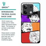Anime Sketch Glass Case for Redmi Note 13 5G