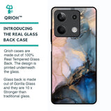 Marble Ink Abstract Glass Case for Redmi Note 13 5G