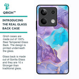 Alcohol ink Marble Glass Case for Redmi Note 13 5G