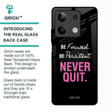 Be Focused Glass Case for Redmi Note 13 5G