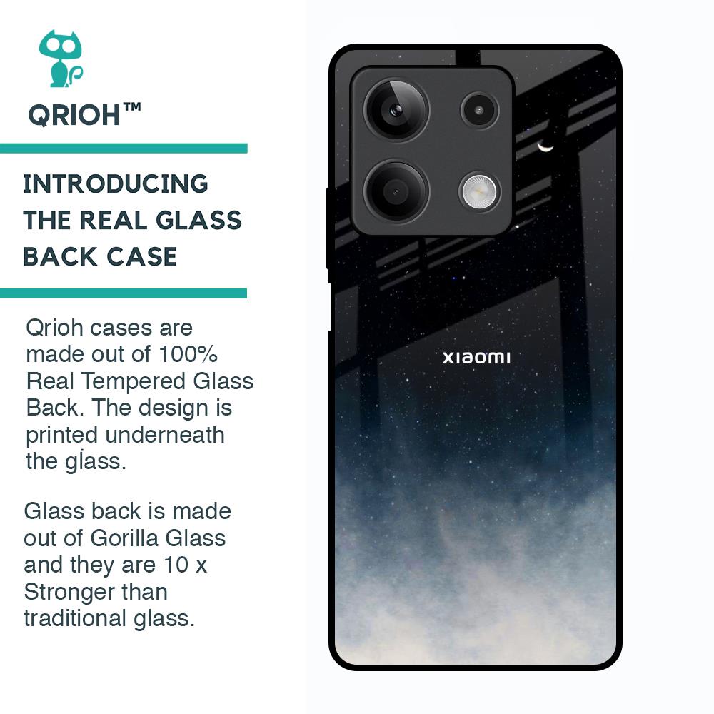 Aesthetic Sky Glass Case for Redmi Note 13 5G
