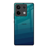 Green Triangle Pattern Redmi Note 13 Pro 5G Glass Back Cover Online