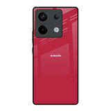 Solo Maroon Redmi Note 13 Pro 5G Glass Back Cover Online