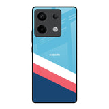 Pink & White Stripes Redmi Note 13 Pro 5G Glass Back Cover Online