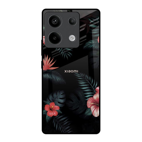 Tropical Art Flower Redmi Note 13 Pro 5G Glass Back Cover Online