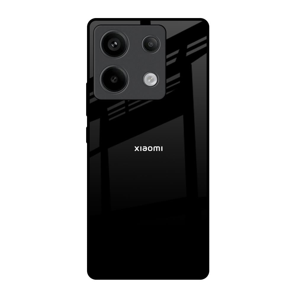 Jet Black Redmi Note 13 Pro 5G Glass Back Cover Online