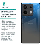 Blue Grey Ombre Glass Case for Redmi Note 13 Pro 5G
