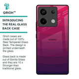 Wavy Pink Pattern Glass Case for Redmi Note 13 Pro 5G