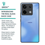 Vibrant Blue Texture Glass Case for Redmi Note 13 Pro 5G