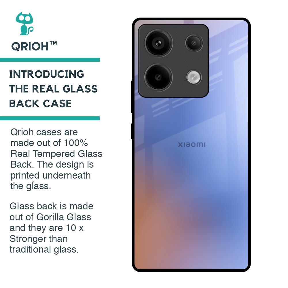 Blue Aura Glass Case for Redmi Note 13 Pro 5G