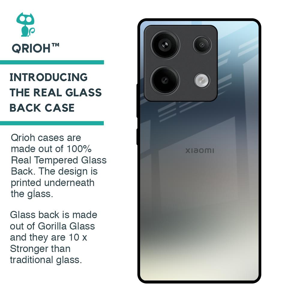 Tricolor Ombre Glass Case for Redmi Note 13 Pro 5G