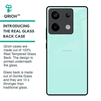 Teal Glass Case for Redmi Note 13 Pro 5G