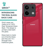 Solo Maroon Glass case for Redmi Note 13 Pro 5G