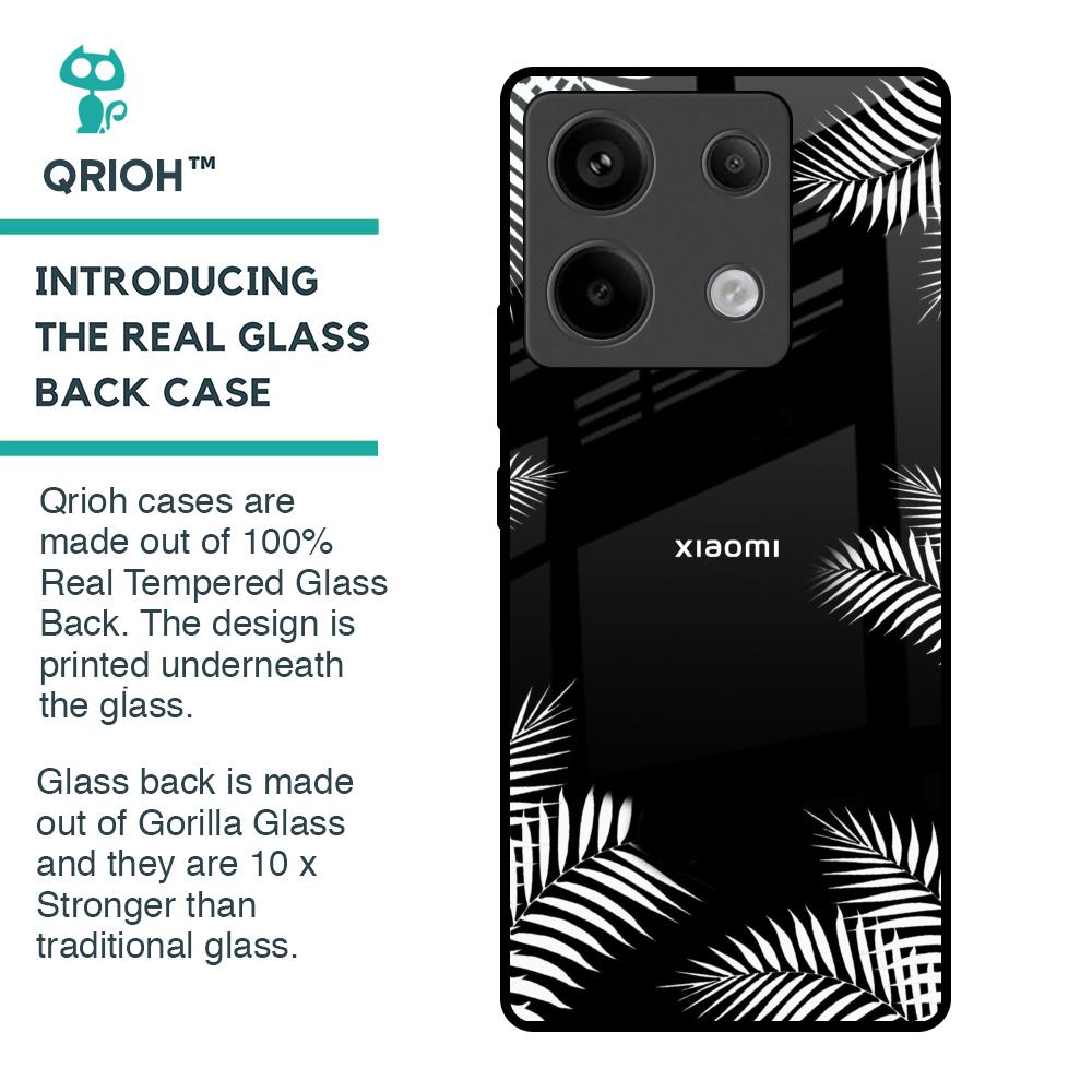Zealand Fern Design Glass Case For Redmi Note 13 Pro 5G