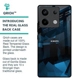 Polygonal Blue Box Glass Case For Redmi Note 13 Pro 5G