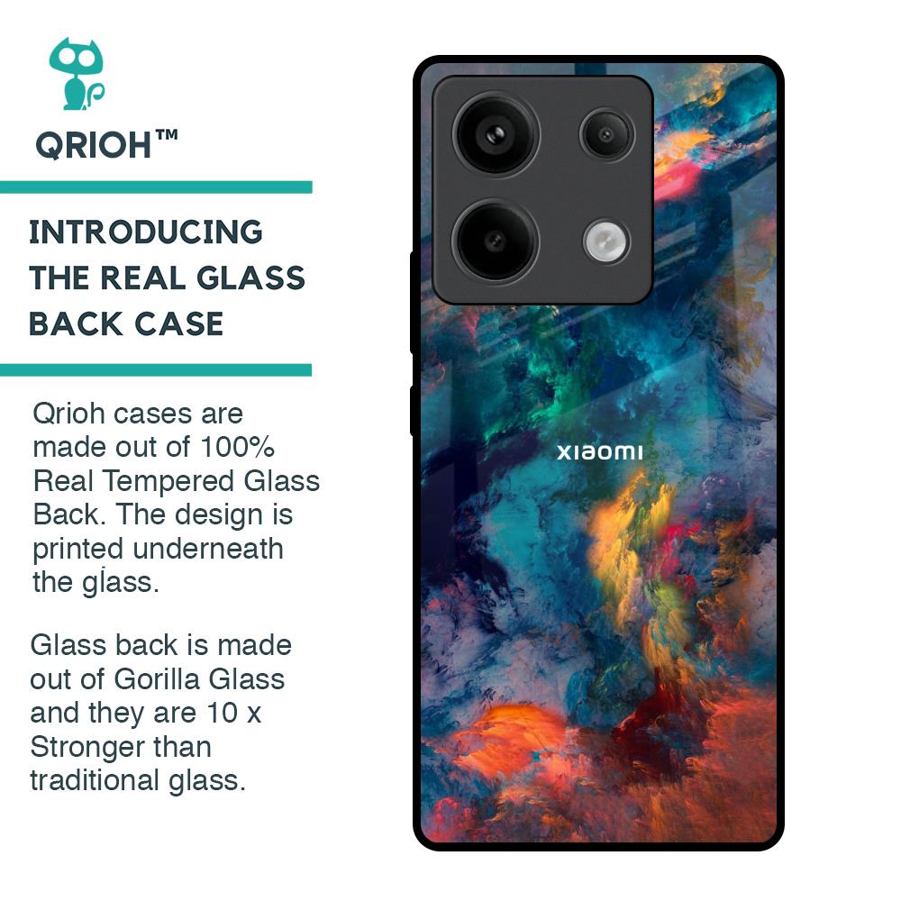 Colored Storm Glass Case for Redmi Note 13 Pro 5G
