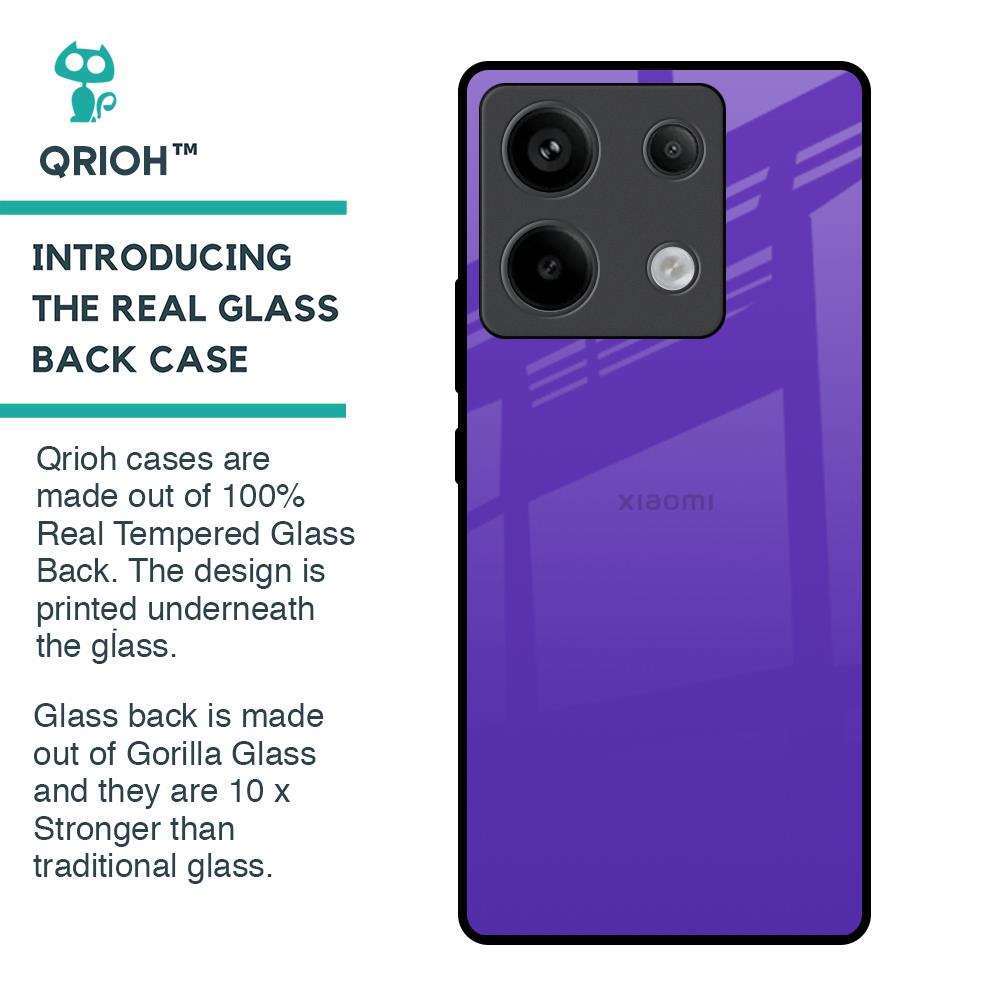 Amethyst Purple Glass Case for Redmi Note 13 Pro 5G