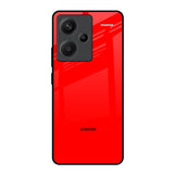 Blood Red Redmi Note 13 Pro Plus 5G Glass Back Cover Online
