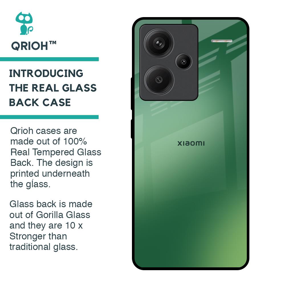 Green Grunge Texture Glass Case for Redmi Note 13 Pro Plus 5G