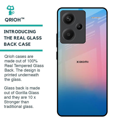 Blue & Pink Ombre Glass case for Redmi Note 13 Pro Plus 5G