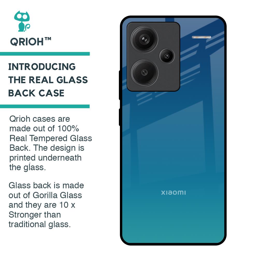 Celestial Blue Glass Case For Redmi Note 13 Pro Plus 5G