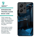 Polygonal Blue Box Glass Case For Redmi Note 13 Pro Plus 5G