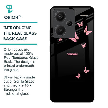 Fly Butterfly Glass Case for Redmi Note 13 Pro Plus 5G