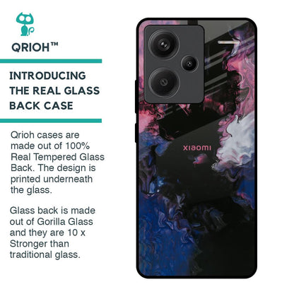 Smudge Brush Glass case for Redmi Note 13 Pro Plus 5G