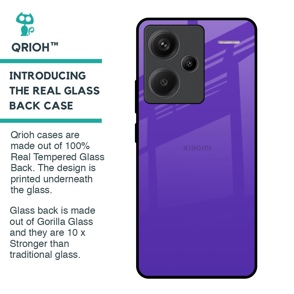 Amethyst Purple Glass Case for Redmi Note 13 Pro Plus 5G