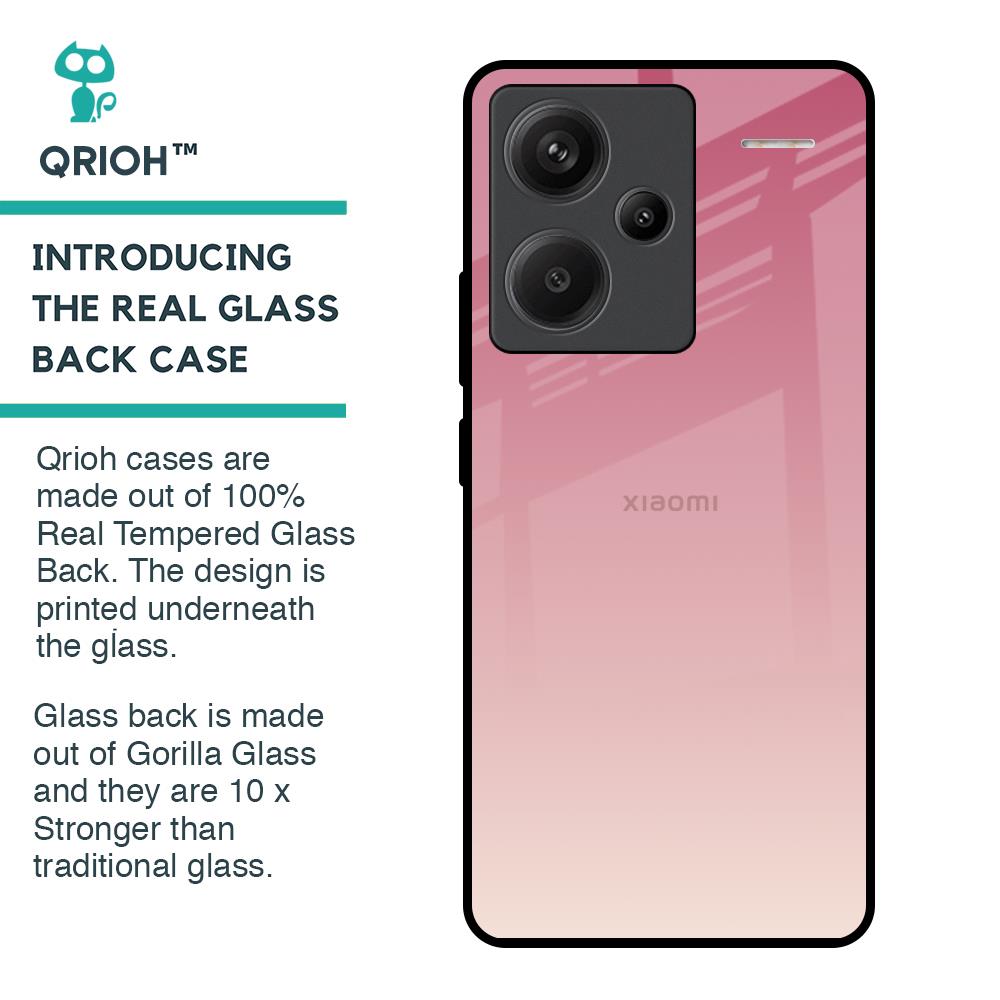 Blooming Pink Glass Case for Redmi Note 13 Pro Plus 5G