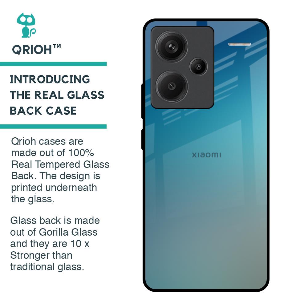 Sea Theme Gradient Glass Case for Redmi Note 13 Pro Plus 5G
