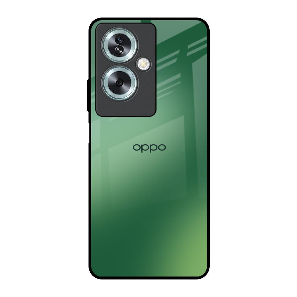 Green Grunge Texture Oppo A79 5G Glass Back Cover Online