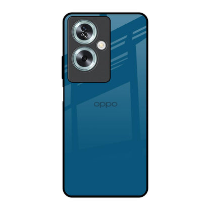 Cobalt Blue Oppo A79 5G Glass Back Cover Online