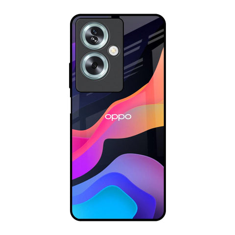 Colorful Fluid Oppo A79 5G Glass Back Cover Online