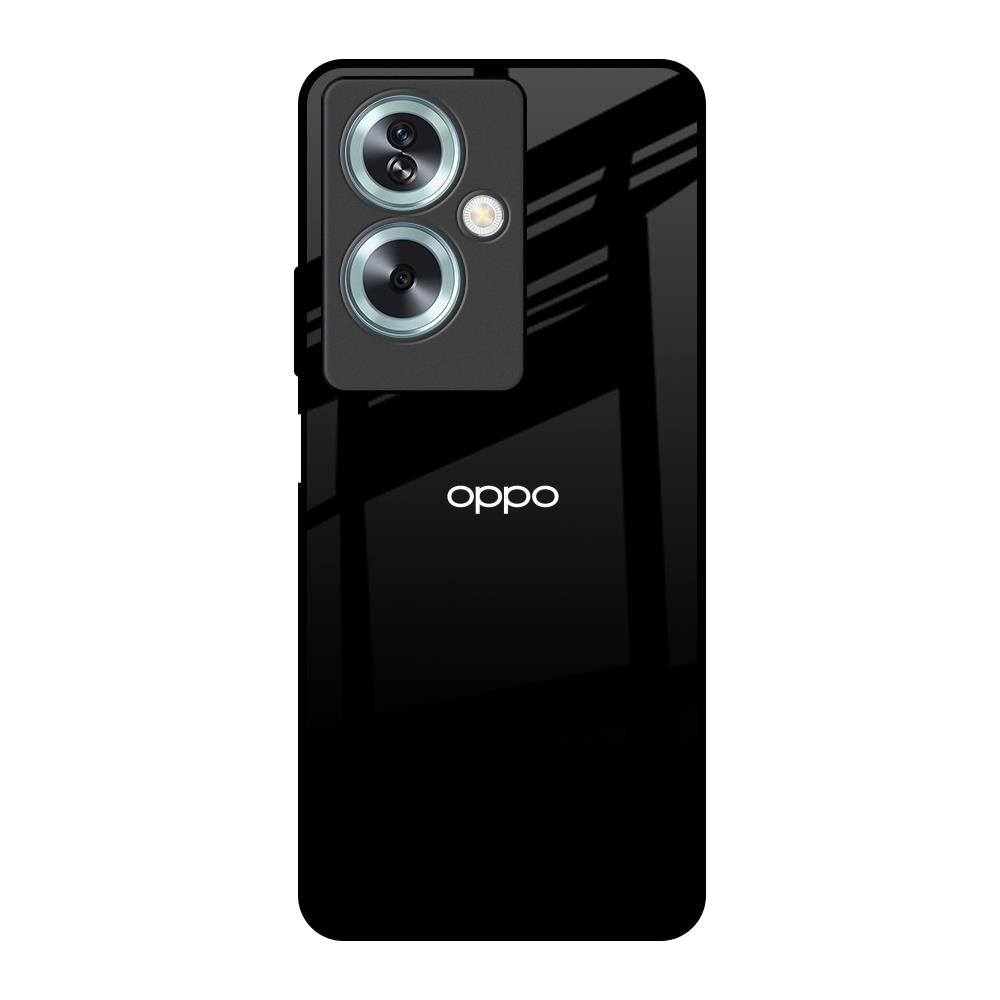 Jet Black Oppo A79 5G Glass Back Cover - Flat 35% Off On Oppo A79 