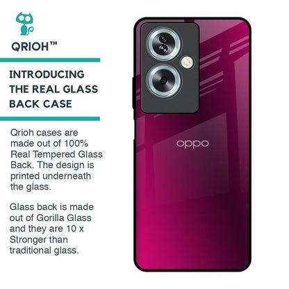 Pink Burst Glass Case for Oppo A79 5G