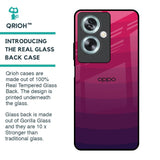 Wavy Pink Pattern Glass Case for Oppo A79 5G