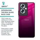 Purple Ombre Pattern Glass Case for Oppo A79 5G