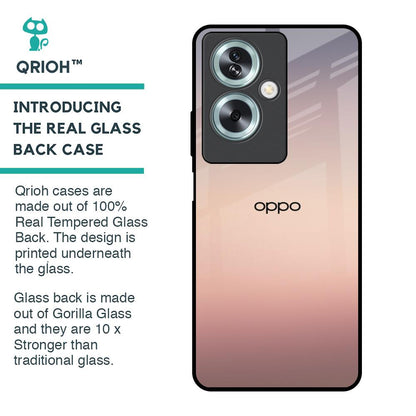Golden Mauve Glass Case for Oppo A79 5G