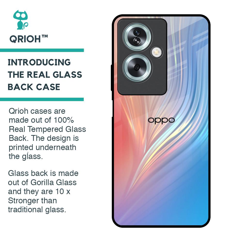 Mystic Aurora Glass Case for Oppo A79 5G